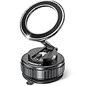 Poazork Car Phone Holder for Magsafe [78+LBS Strongest Suction & 2500gf Strongest Magnetic] 360° Adjustable Car Phone Mount.Portable Phone Holders