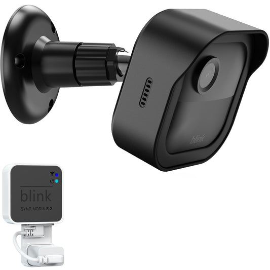 Blink Outdoor 4 (4th Gen) Wall Mount, Weatherproof Protective Cover and 360 Degree Adjustable Mount with Blink Sync Module Mount for Blink Outdoor