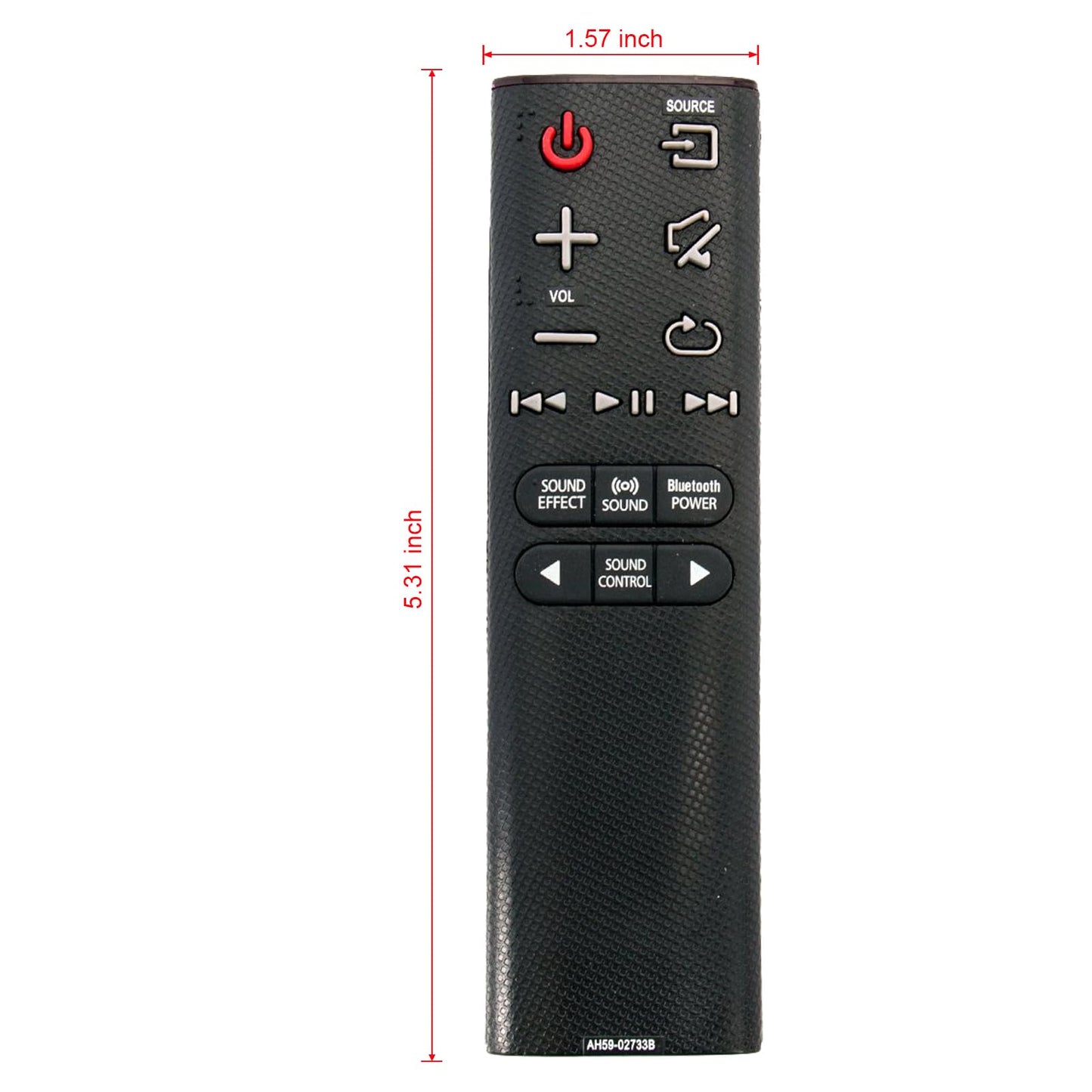 New AH59-02733B Replaced Remote fit for Samsung Sound Bar HW-J4000 HW-K360 HW-J7500R HW-K450 PS-WK450 PS-WK360 HW-KM36C HW-KM36 HW-JM4000 SWA-8000S