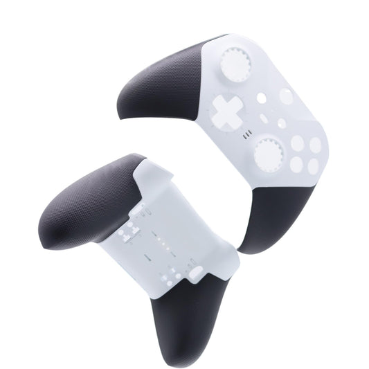 Deal4GO Back Shell Case w/Front Housing Cover Faceplate kit Replacement for Xbox One Elite 2 Series Controller Model 1797 (White)