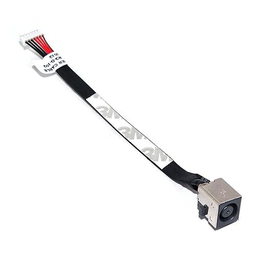 Wobeater Replacement DC Power Jack Socket Charging Port Cable for Dell Latitude Rugged 5404 5414 7404 7204 7214 TDP-105HSR2-D-102-J
