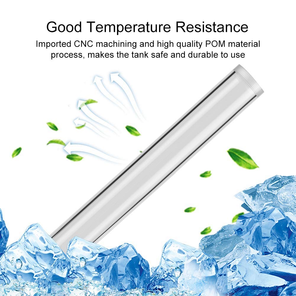 Yoidesu CPU Cooling Heat Exchanger 50mm Diameter Cylinder Water Cooling G1/4 Thread Computer DIY Cylinder Water for CPU Cooling Multiple Length(400mm)