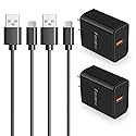 2-Pack 10FT USB C Wall Charger for Motorola TurboPower, Moto G Power 5G 2025 2024, G Stylus, One 5G UW Ace, Edge 5G UW,G100, G Play, Edge+ 2022/2023