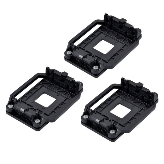 uxcell Plastic AMD CPU Fan Stand Bracket Holder Base 3pcs Black for AM2 AM3 AM2 AM3