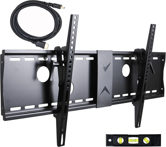 VideoSecu Adjustable Tilt TV Wall Mount for Most 37 39 40 42 43 46 48 49 50 55 58 60 65 70 75 77 80 inch Plasma TV LCD Flat Panel Screen Bracket