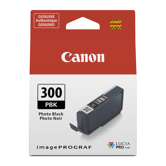 Canon PFI-300 Genuine Photo Black Ink Tank, Compatible with ImagePROGRAF PRO-300 Printers