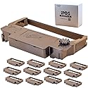 iPOS Supply ERC-38 Black Ribbon Cartridge (Box of 12) ERC 30/34 / 38 Ink for Epson TM-U220 Printer