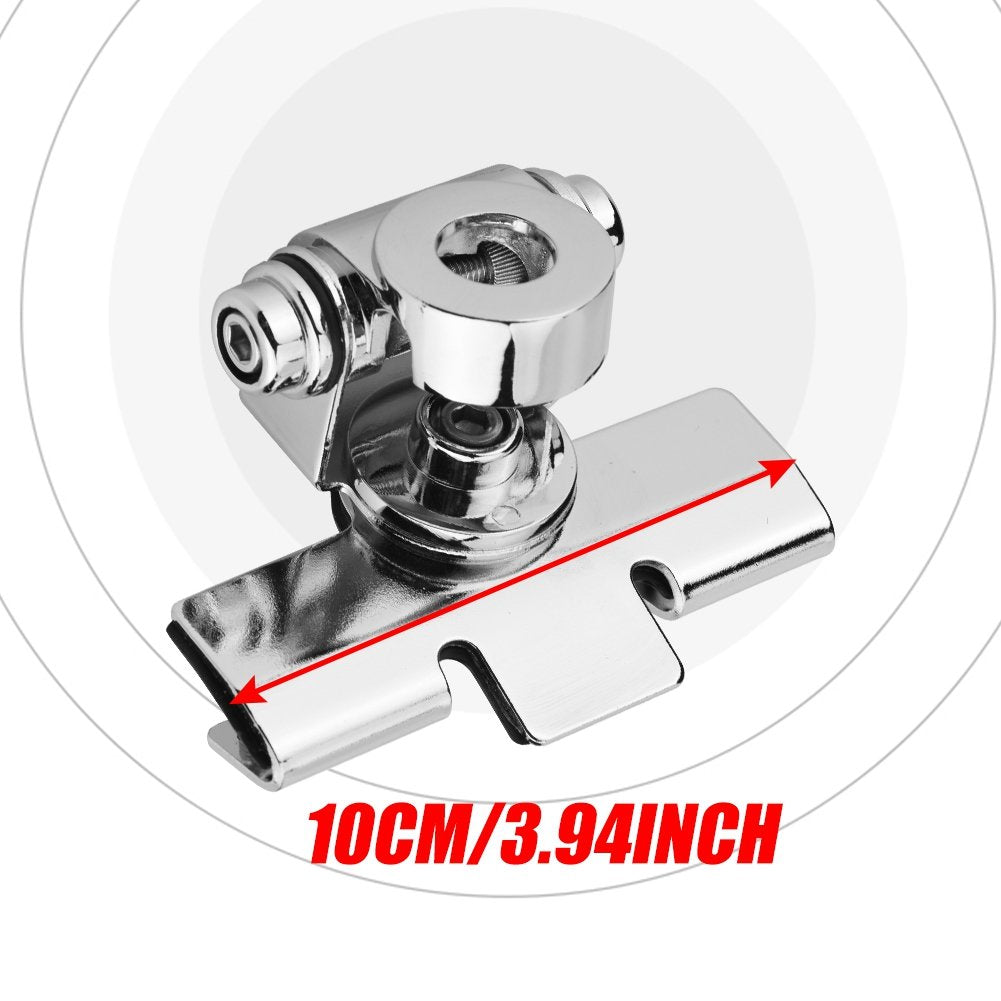 Mobile Radio Antenna Mount, Adjustable Angle Stainless Steel Hatchback Door Mount Antenna Bracket for Car Vehicle Mobile Radio, 360 Degrees Rotatable