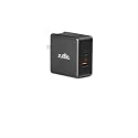zutBe USB-C PD and USB-A QC 3.0, 48W Foldable Travel Charger for iPhone15 14 13 12 Pro ProMAx iPad Pro Pixel Samsung Galaxy S10 S20 Tab Switch [Be
