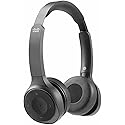 Cisco Headset 730, Wireless Dual On-Ear Bluetooth Headset with Case, USB-A HD Bluetooth Adapter, USB-A and 3.5mm Cables, Carbon Black, 2-Year Limited…