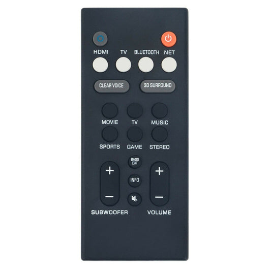 SoundBar Replace Remote Control for Yamaha Sound Bar YAS-209 YAS-109 YAS-CU209 NS-WSW44 Audio