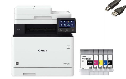 CANON imageCLASS Series Wireless Color All-in-One Laser Printer, Multifunction, Up to 28 ISO ppm, Mobile-Ready, Duplex Laser Printer, 30 Bonus Ink