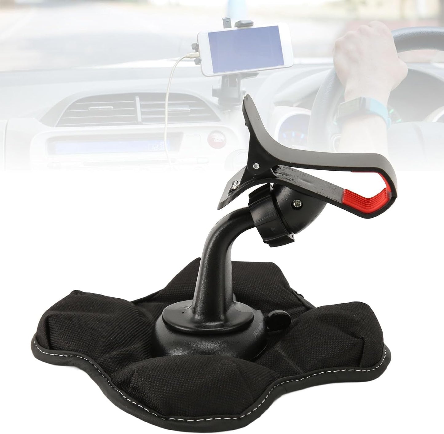 ChargerCity "Claw-X Nonslip Smartphone Beanbag Friction Mount for All Smartphones up to 4" Wide Like Galaxy S26 S25 Flip iPhone 16 17 Air Pro MAX