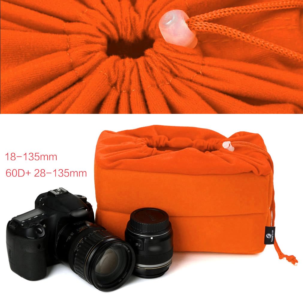 Koolertron Shockproof Camera Photo Bag for SLR TLR Camera Insert Partition Padded Case,Can be Put Directly Into the SLR Camera Bag With Freely