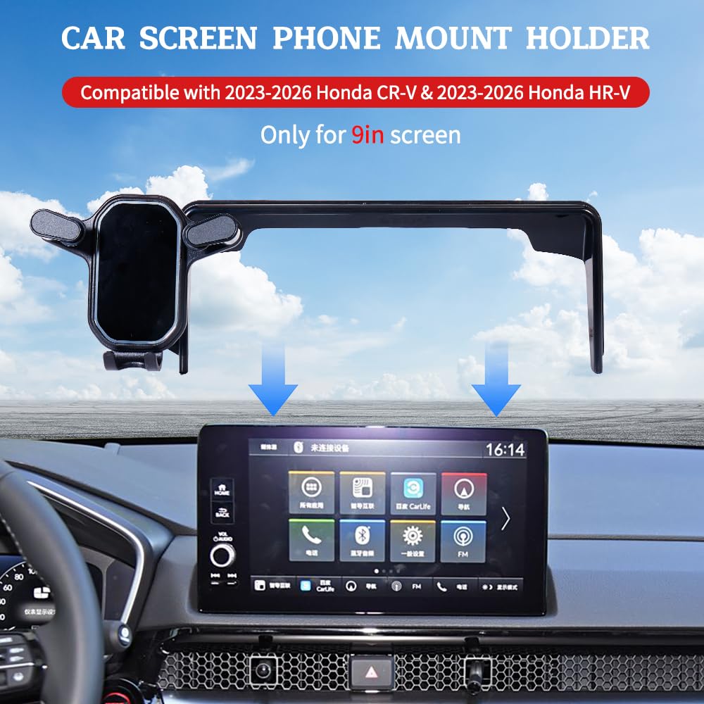 swifeather for Honda CRV HRV Phone Holder Mount CR-V HR-V 2023 2024 2025 2026 Accessories Accessory, Car Phone Holder Mount Compatible with Honda CRV