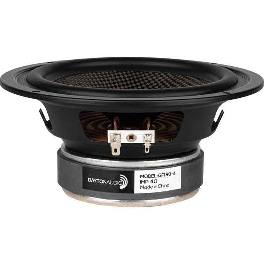 Dayton Audio GF180-4 6-1/2" Glass Fiber Cone Woofer 4 Ohm