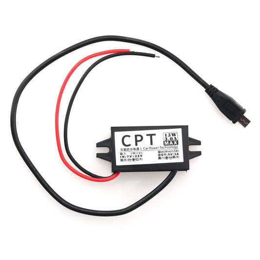 ZZHXSM 12V to 5V Micro USB Power Adapter Compatible, Buck Converter Module Ring Alarm Keypad Converter Step Down Module with Ring Alarm Keypad