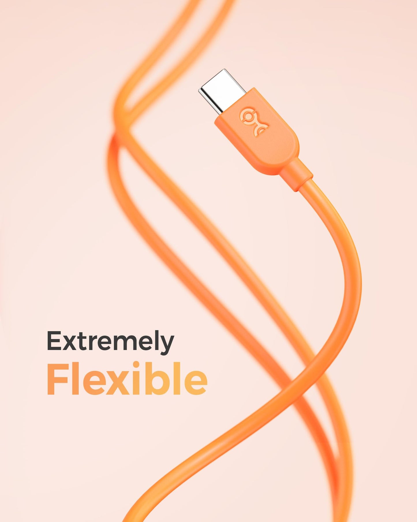 Cable Matters 3-Pack USB C Charging Cable 3ft in Orange Blue Purple, Up to [60W Charging, 480Mbps] Apple CarPlay, Android Auto, USB C Cable for iPhone