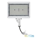 NUWATT 90W LED Flood Light, 3CCT 3000K/4000K/5000K Selectable, IP65 Waterproof Lighting, Adjustable Knuckle Mount, 12600LM, 0-10V Dimmable, 120-277V