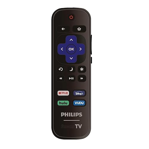 Replacement Remote Control Compatible with All Philips Roku TV Smart TVs?Only Works with Philips Roku TV, Not for Roku Stick and Roku Box?