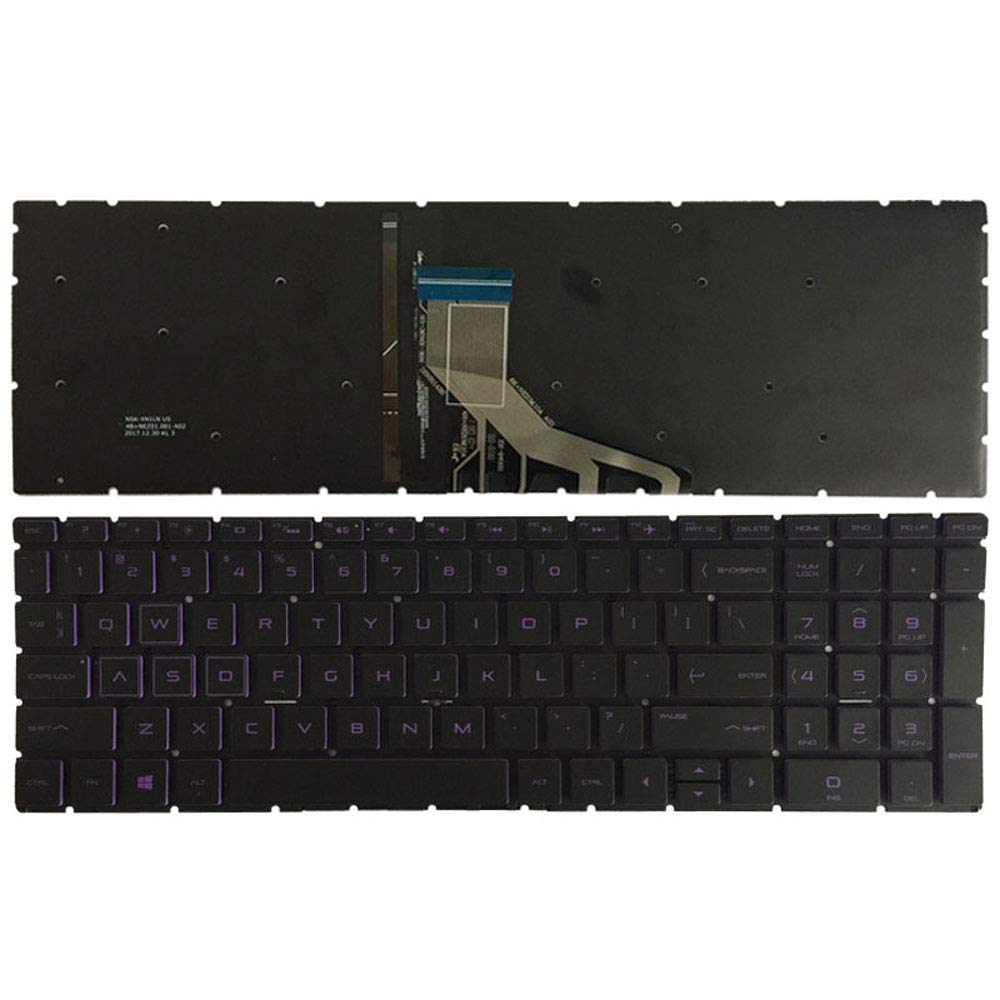 New Laptop Replacement Keyboard Fit HP Pavilion 15-CX US Layout