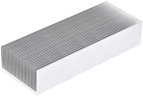 tatoko Aluminum Heat Radiator Heatsink Cooling Fan 150mm(L) x69mm(W) x36mm(H) Silver Tone
