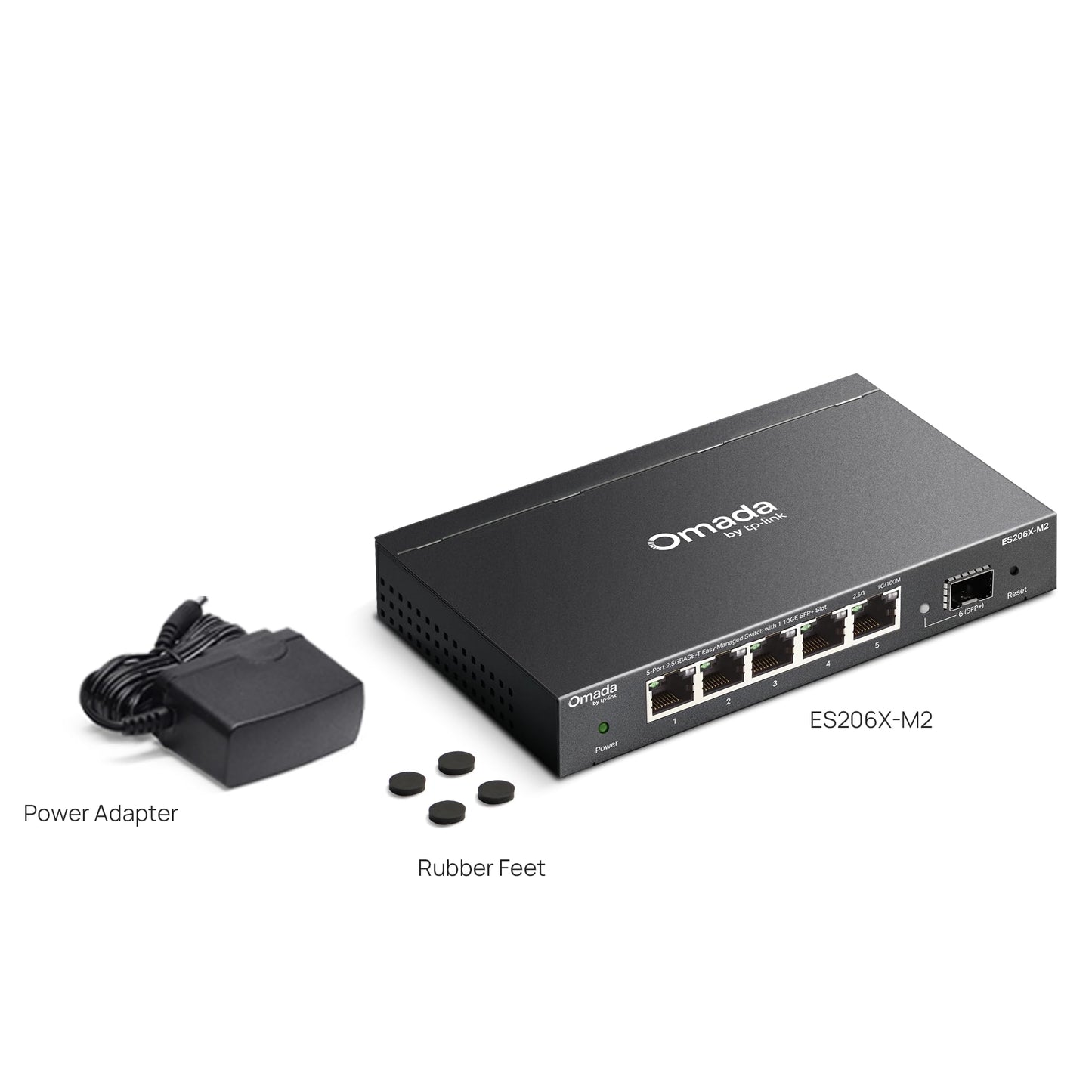 Omada ES206X-M2, 5 Port 2.5G Easy Managed Switch