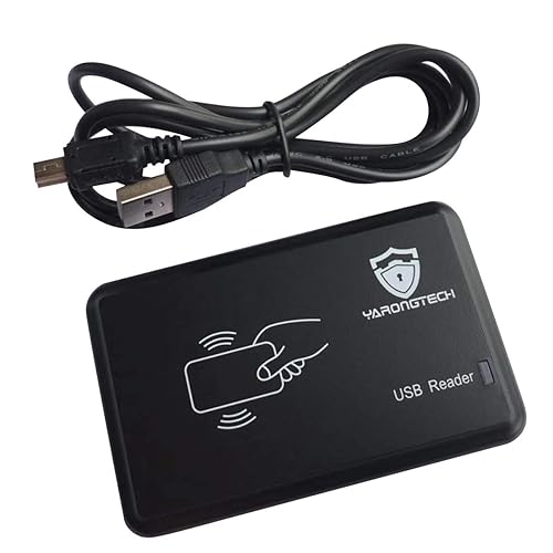 YARONGTECH RFID Card Reader,EM4100 Desktop id 125khz Reader (10D)
