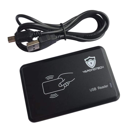 YARONGTECH RFID Card Reader,EM4100 Desktop id 125khz Reader (10D)