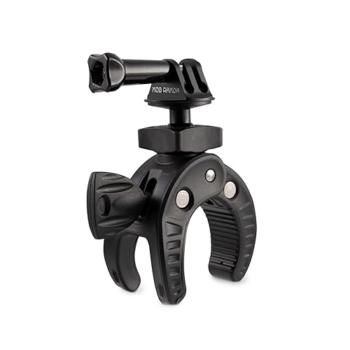 Mob Armor Action Camera Claw Mount, Camera Mount Clamp, Phone Clamp Mount Fits Circular or Square Tubing, Adjustable Clamp Claw Mount, Action Camera
