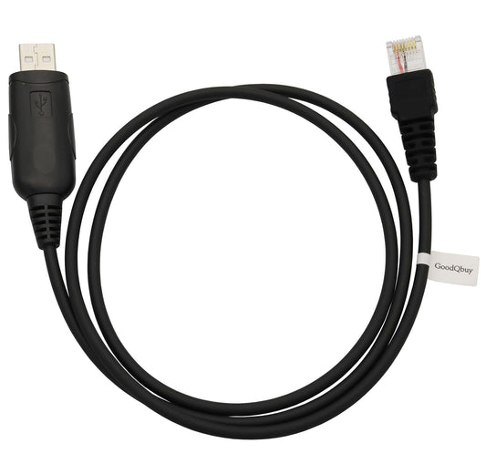 GoodQbuy USB Programming Cable CT-104 CT-104A for Yaesu/Vertex Radios VX-1000 VX-2000 X-2100 VXR-5000 VXR-7000 VX-7200 RJ-45 8-pin