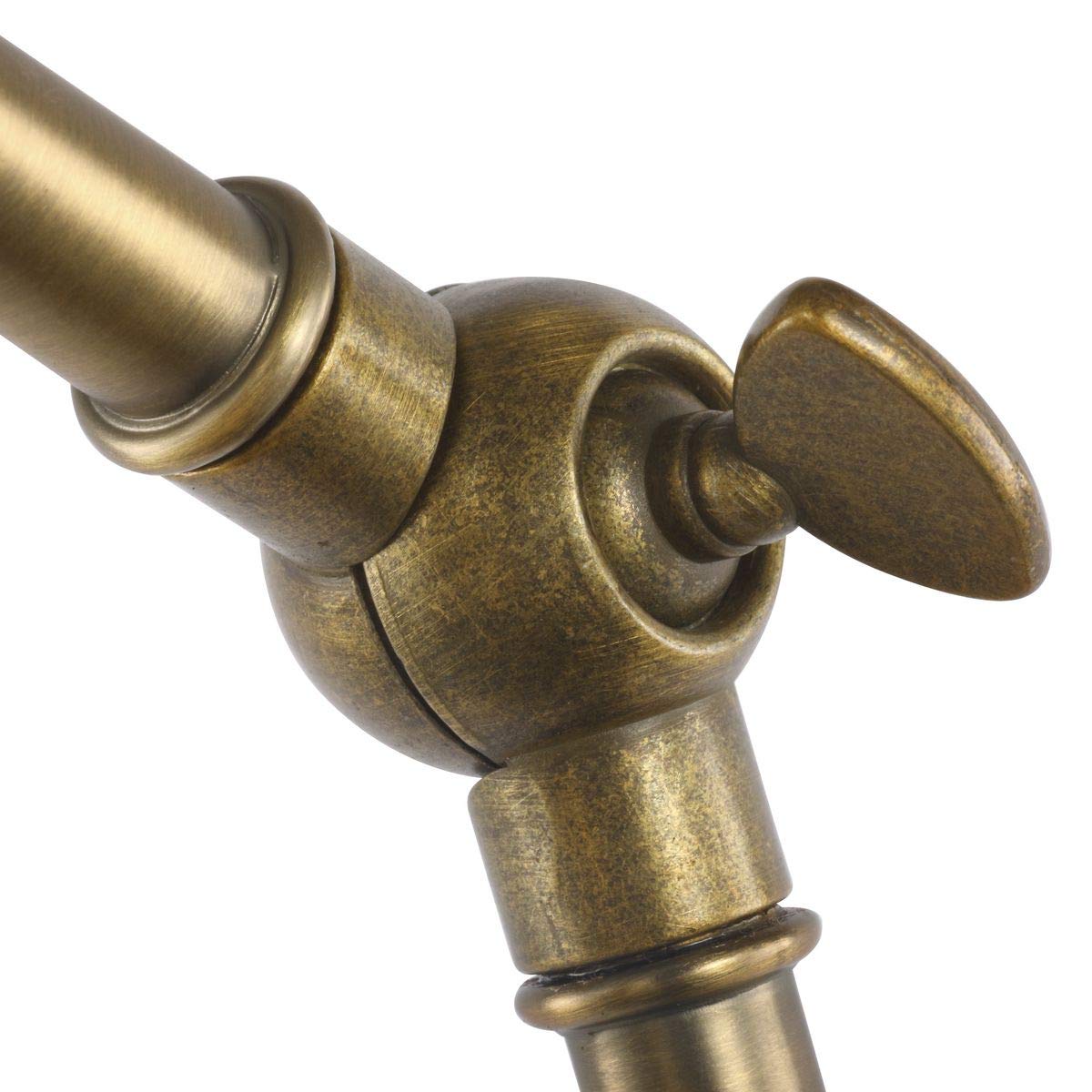 Progress Lighting Hinton Collection Vintage Brass Swing Arm Wall Light