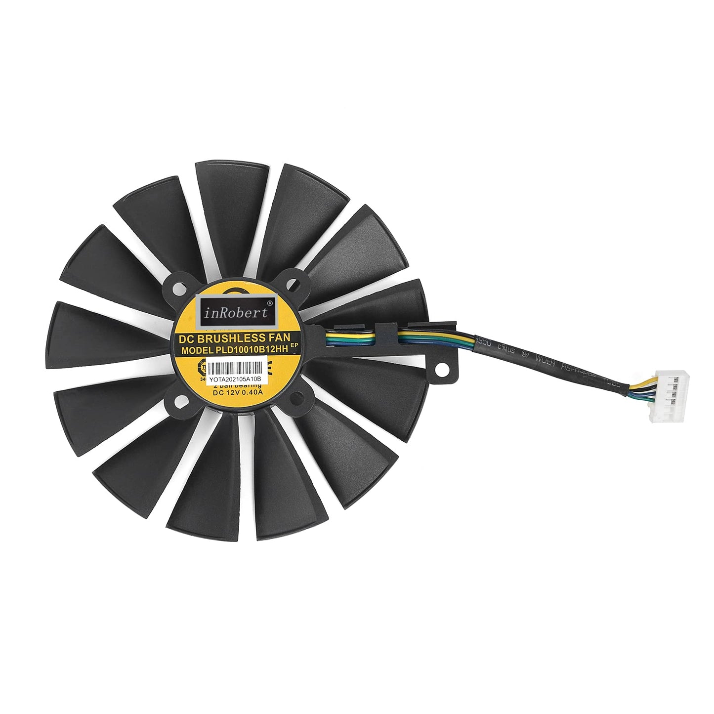 inRobert PLD10010B12HH 95MM 6Pin GPU-Cooling-Fan for ASUS GTX-1650-1660-SUPER-GTX1660-Ti Graphics Card