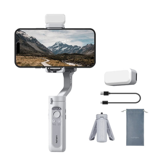 hohem iSteady XE Gimbal Stabilizer for Smartphone,3-Axis Phone stabilizers with Tripod for Video Recording 280g Load Capacity Replacement for iPhone