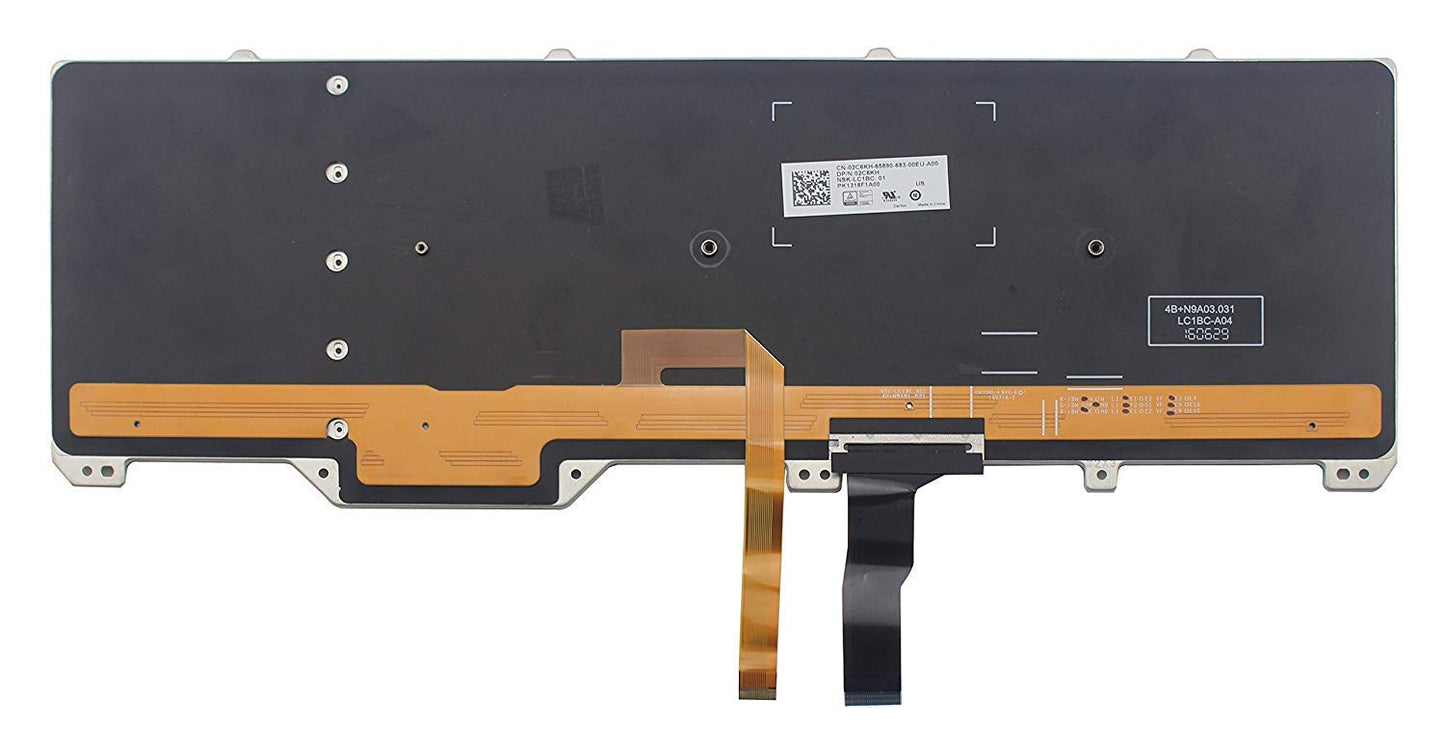 Original New for Dell Alienware 17 R2 R3 US Layout RGB Backlit Laptop Keyboard
