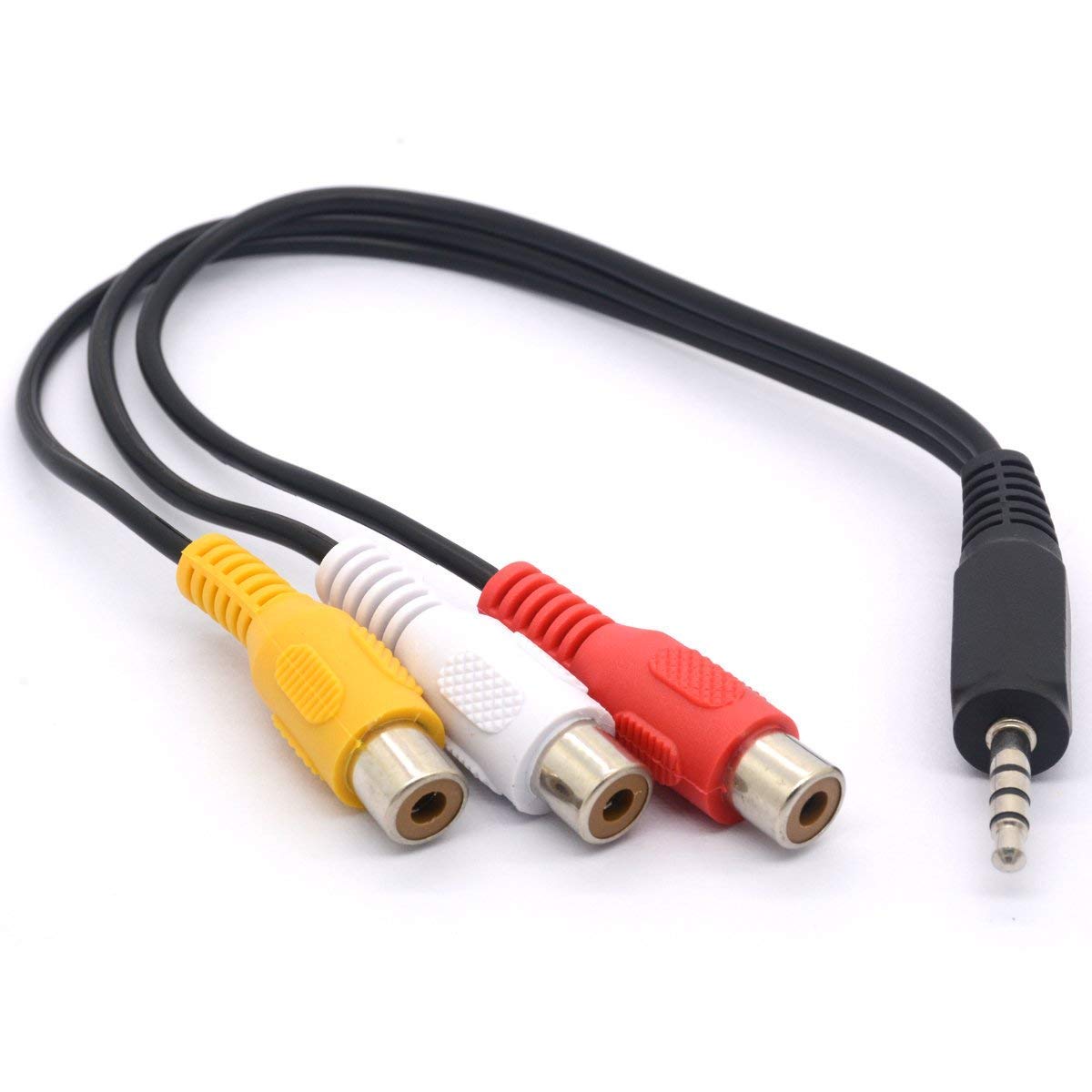 GLHONG 3.5 to RCA Audio Splitter Cable (25cm)