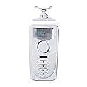 SABRE Wireless Motion Sensor Home Security Burglar Alarm with LOUD 120 dB Siren and 120 Degree Wide Angle Detection, DIY EASY Installation