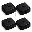 Universal Security Camera Flip Junction Box Mount Bracket, Waterproof Plastic IP Camera Base, Wall Ceiling Mount Hide Cable Bracket for Electric