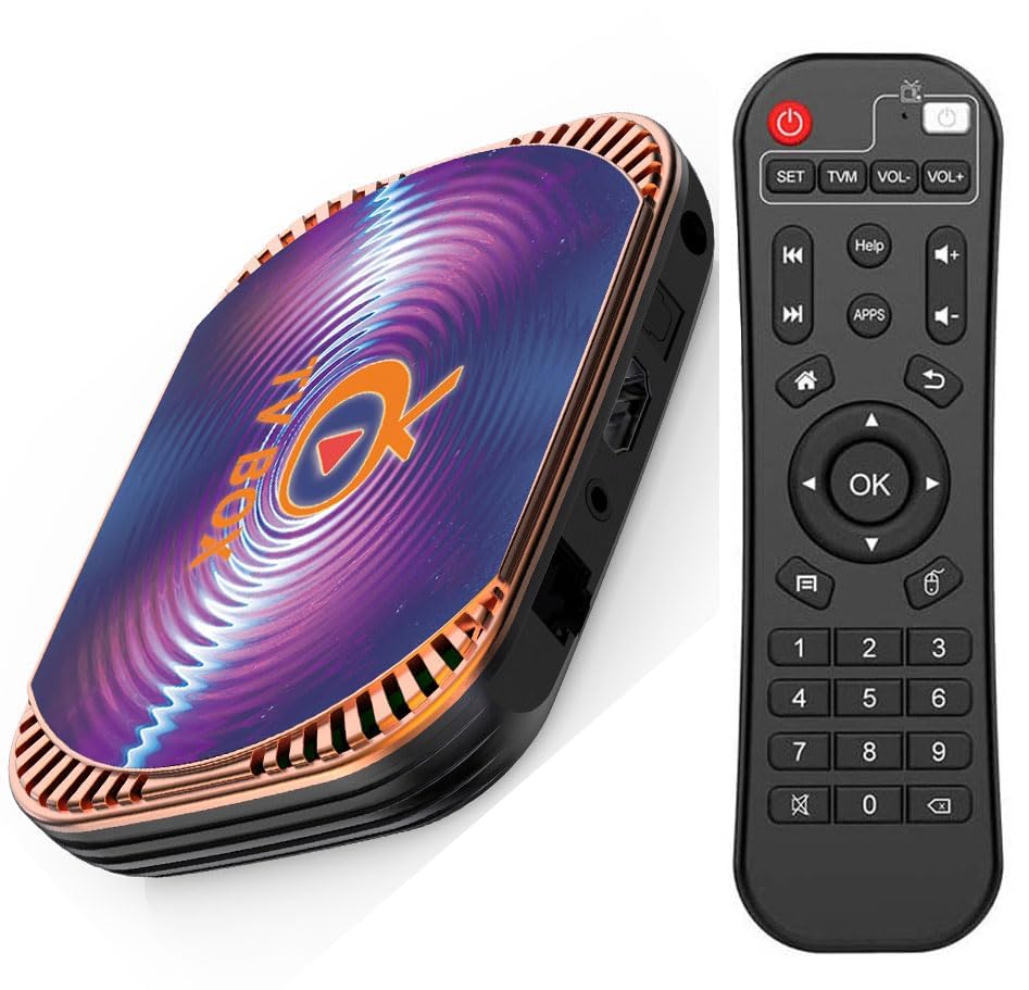 Android 11.0 4GB RAM 32GB ROM MXIII X4 Amlogic S905X4 64-bit Quad Core with Dual Wi-Fi 2.4G/5.0G, BT 4.0/ 3D Ultra HD 8K/ H.265/ 1000M LAN/USB 3.0
