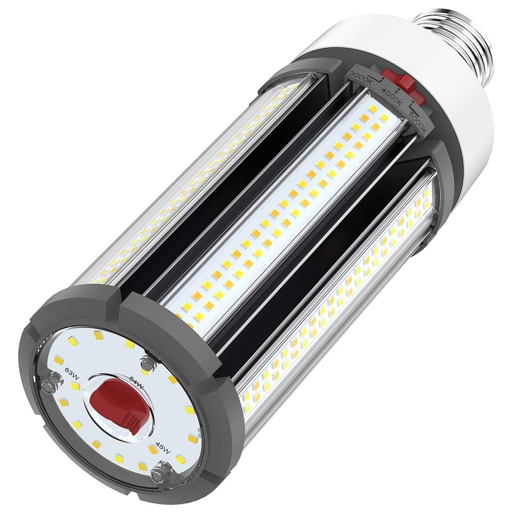 Satco S23150, Selectable LED Corncob Bulb, EX39 Base, Replacement Bulb, 63W