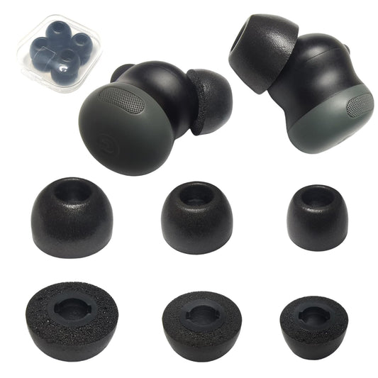 Memory Foam Ear Tips for Google Pixel Buds Pro 2 - Noise Isolating Replacement Earbud Tips, Soft Comfort Fit & Superior Sound Works with Pixel Buds