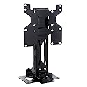 RecPro RV Rotating Countertop Mount TV Bracket | 360 Degree Rotation Swivel Universal TV Stand | VESA Mounting