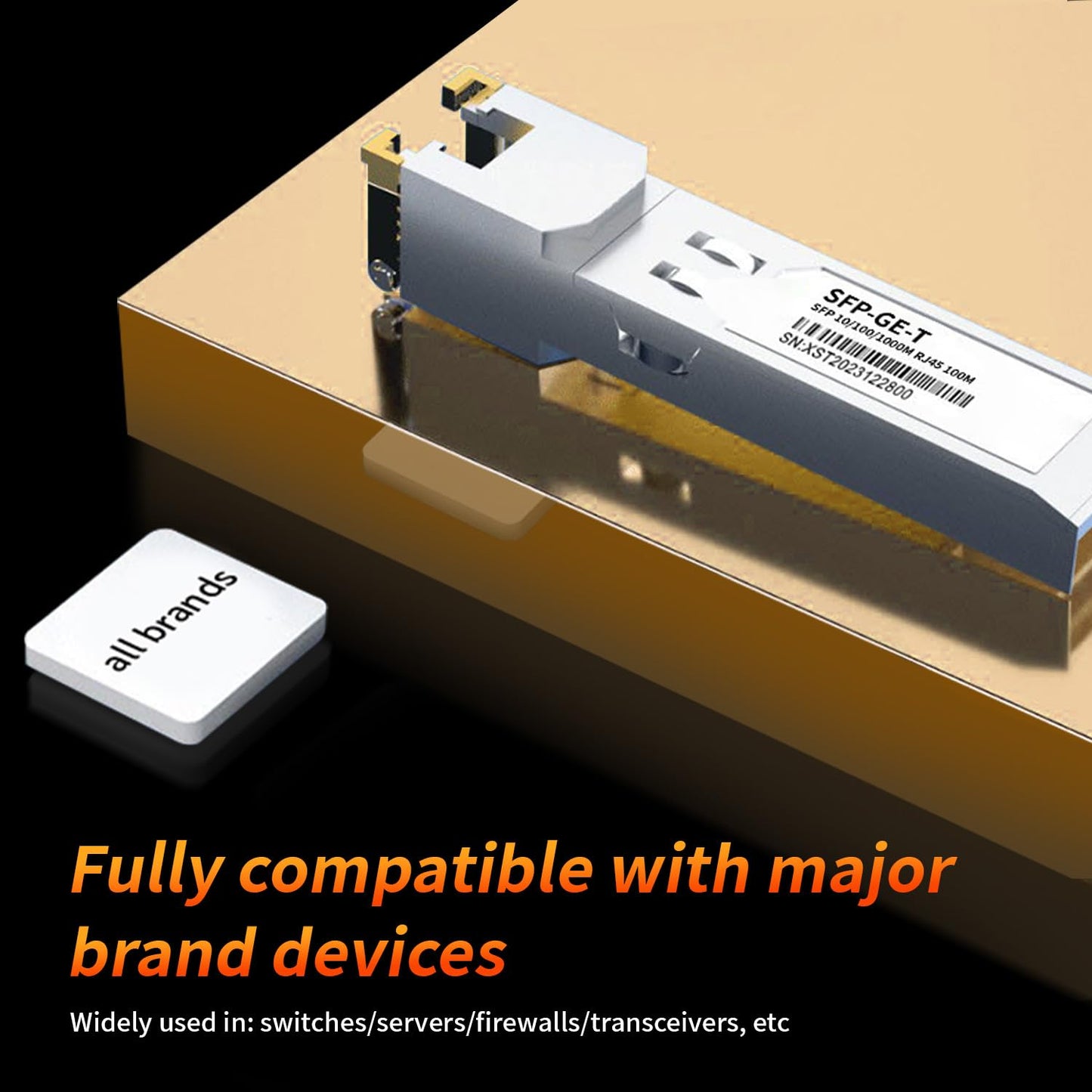 Bliyee 1000Base-T RJ45 SFP Module | 1.25G Copper SFP Transceiver | SFP to Ethernet | Hot Pluggable | Plug and Play | Durable Metal Casing | Versatile