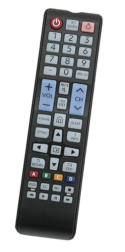 Replaced Remote Control Compatible for Samsung UN49M5300 UN75NU7100 UN49M5300AF UN40NU7100 UN50M530D UN65MU1290 UN49MU6290FXZA Smart LED HDTV UHD 4K