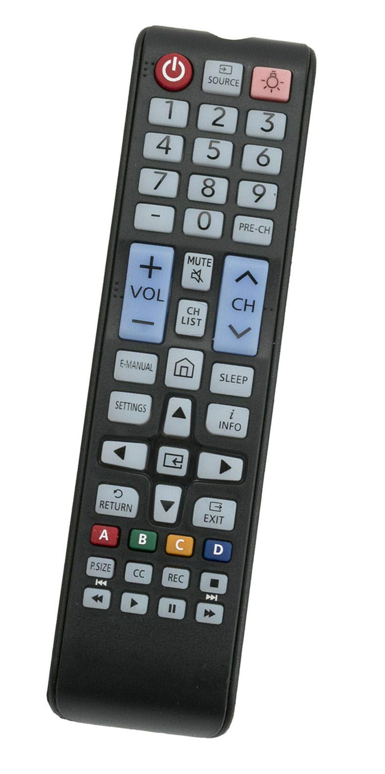 Replaced Remote Control Compatible for Samsung UN49M5300 UN75NU7100 UN49M5300AF UN40NU7100 UN50M530D UN65MU1290 UN49MU6290FXZA Smart LED HDTV UHD 4K