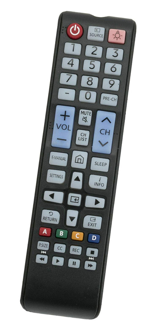 Replaced Remote Control Compatible for Samsung UN49M5300 UN75NU7100 UN49M5300AF UN40NU7100 UN50M530D UN65MU1290 UN49MU6290FXZA Smart LED HDTV UHD 4K