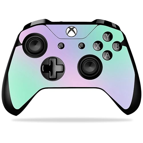 MightySkins Skin Compatible with Microsoft Xbox One X Controller - Cotton Candy | Protective, Durable, and Unique Vinyl Decal Wrap Cover | Easy