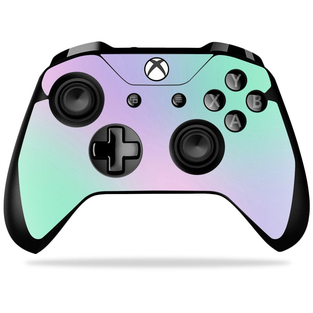 MightySkins Skin Compatible with Microsoft Xbox One X Controller - Cotton Candy | Protective, Durable, and Unique Vinyl Decal Wrap Cover | Easy