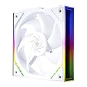 Thermalright TL-M12QW CPU Fan 120mm Case Cooler, PWM Connector Silent Computer Cooling with S-FDB Bearing,PC Fan with ARGB Mirror Light Effect,Low