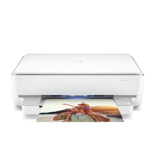 HP ENVY 6052 Wireless All-in-One Color Inkjet Printer, Mobile Print, Scan & Copy, Instant Ink Ready, 5SE18A (Renewed)